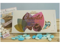 Confetti Maxtris sfumati Celeste al cioccolato