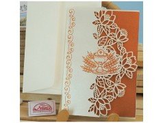 Partecipazioni per comunione con calice e spighe