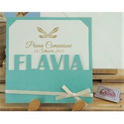 Partecipazioni comunione personalizzate tiffany