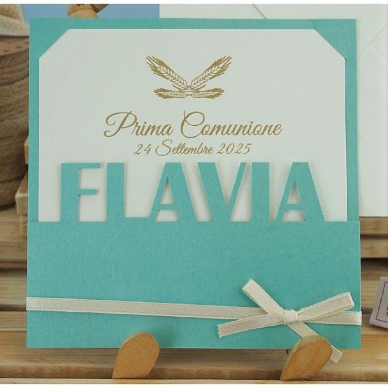 Partecipazioni comunione personalizzate tiffany