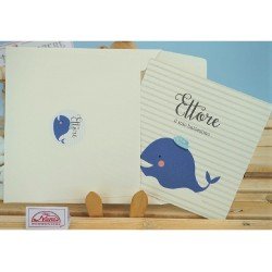 Partecipazione Battesimo con Balena