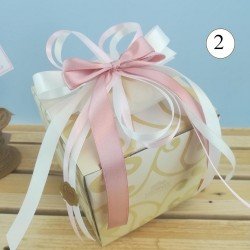 Hervit Bomboniere scatola confezionata rosa antico