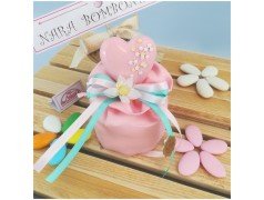 Segnaposto cuori rosa calamita