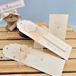 Segnaposto matita con mongolfiera