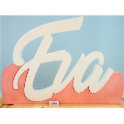 Scritta nome in polistirolo