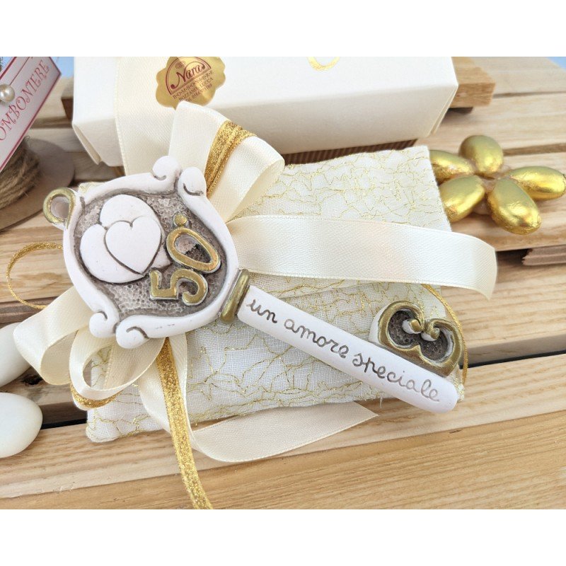 Bomboniera 50 anni matrimonio