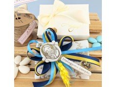 Bomboniera chiave comunione panoramica con scatola