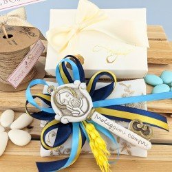 Bomboniera chiave comunione panoramica con scatola