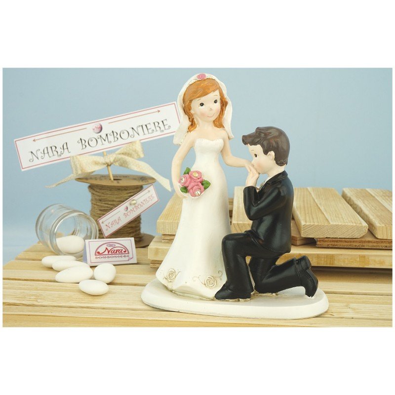 Sposini per torta Baciamano