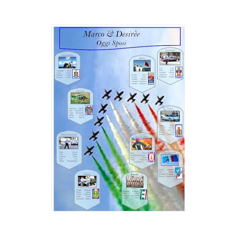 Tableau mariage esercito forze armate