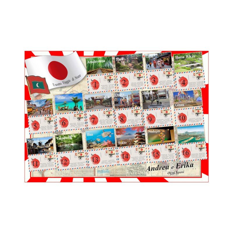 Tableau Mariage tema Giappone