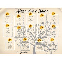 tableau Mariage Girasoli