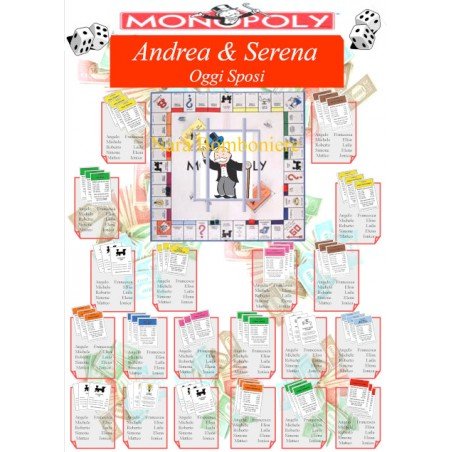 Tableau Mariage Tema Monopoli