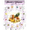 Tableau Mariage tema frutta