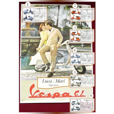 Tableau Mariage tema Vespa
