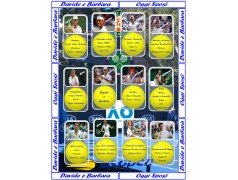 Tableau Mariage tema tennis Australian Open