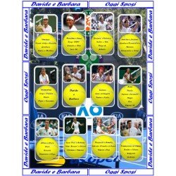 Tableau Mariage tema tennis Australian Open
