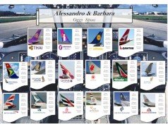 Tableau mariage compagnie aeree