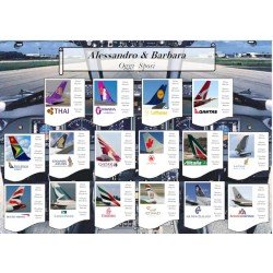 Tableau mariage compagnie aeree