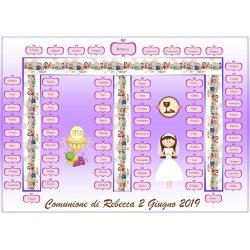 Tableau Mariage tavolo ferro di cavallo