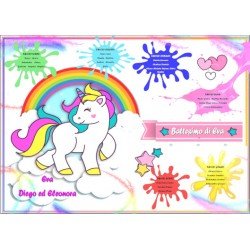 Tableau Mariage tema unicorno