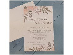 Partecipazione Matrimonio tema Natura