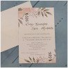 Partecipazione Matrimonio tema Natura