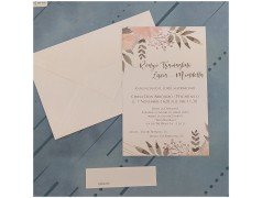 Partecipazione Matrimonio tema Natura