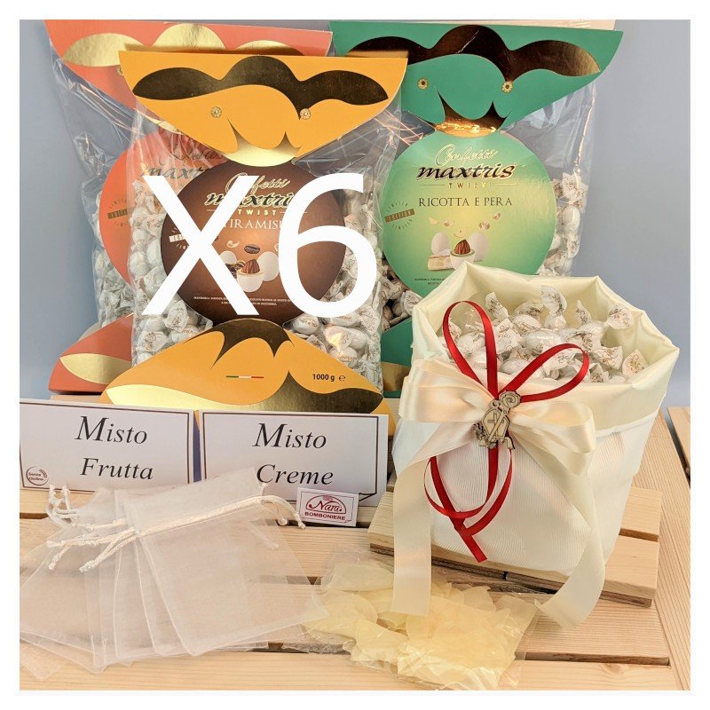 Kit confettata Cresima 55-70 Persone