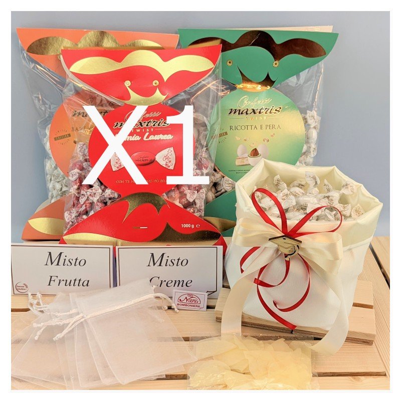 Kit confettata Laurea 10-15 Persone