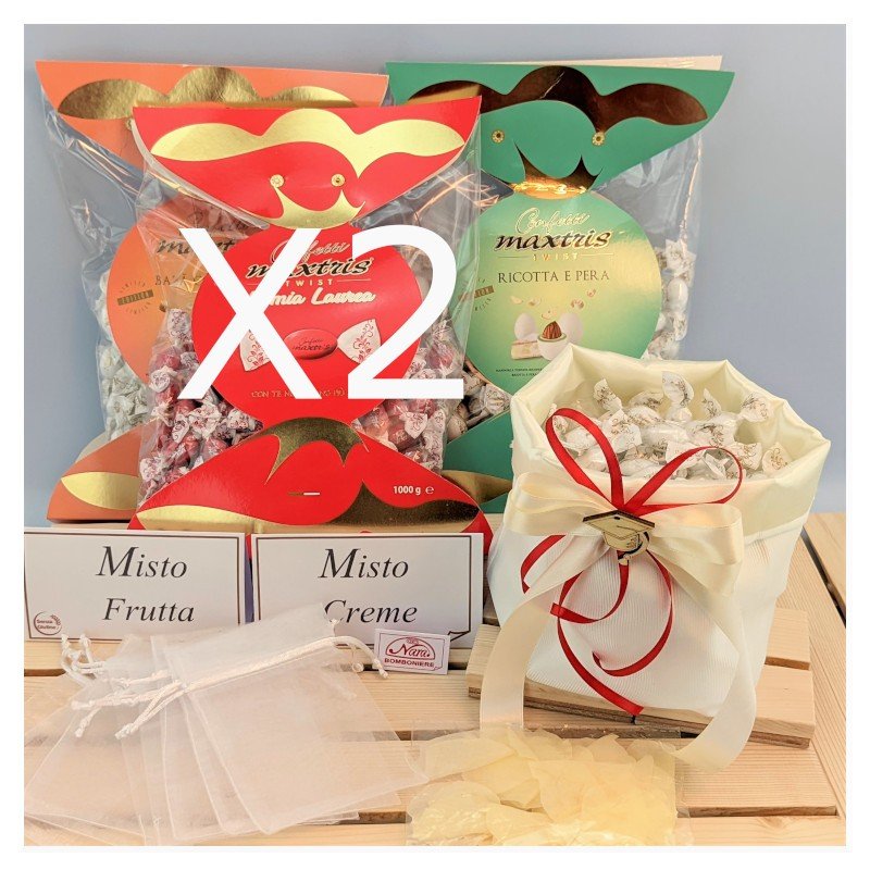 Kit confettata Laurea 15-25 Persone