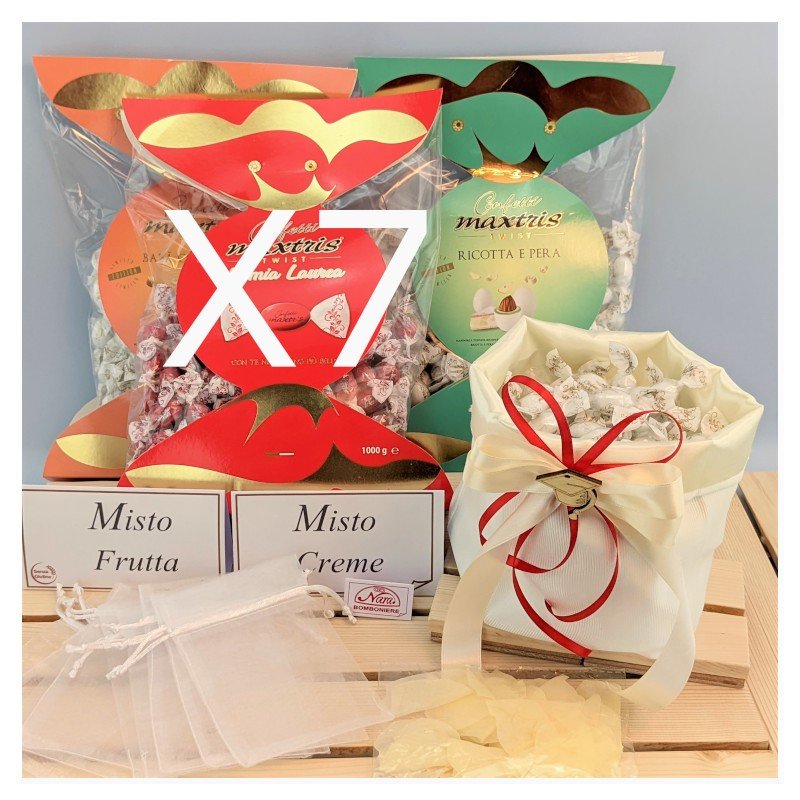 Kit confettata Laurea 75-95 Persone