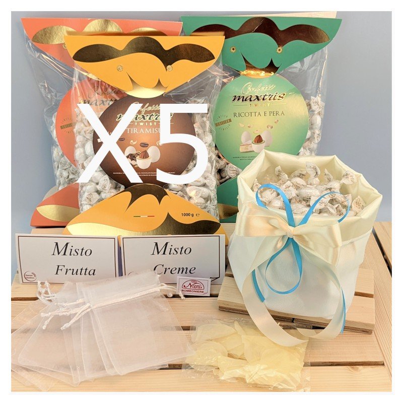 Kit confettata per 18 anni da 45-55 Persone