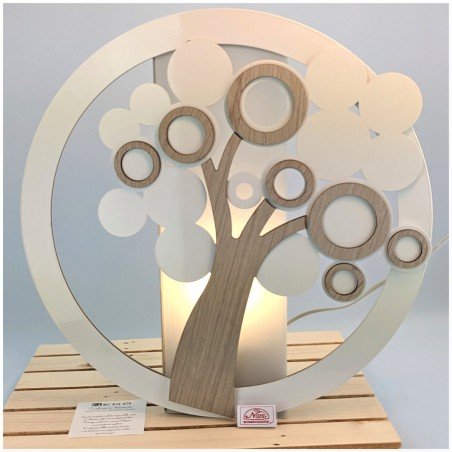 Bomboniera lampada albero della vita di design
