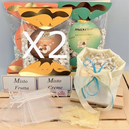 Kit confettata Battesimo 15-25 Persone