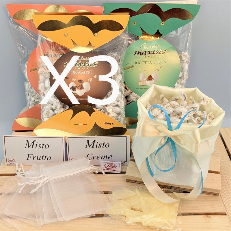 Kit confettata Battesimo 25-35 Persone
