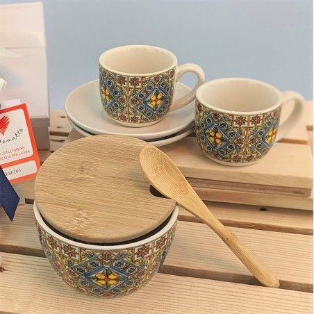 Set Tazzine da caffè e zuccheriera Cuorematto