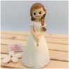 Cake topper Bambina Prima Comunione -Nara Bomboniere