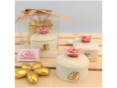 Bomboniere porcellana nozze d'oro