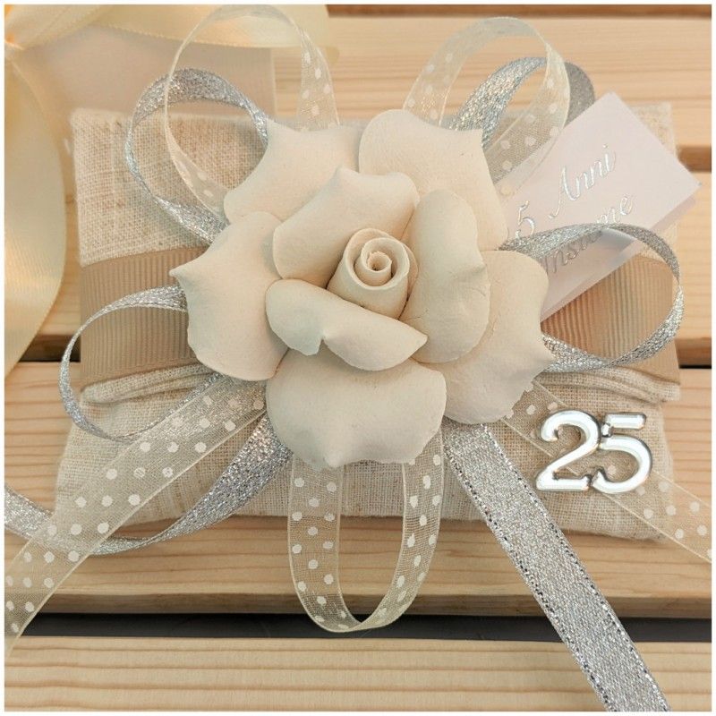 Bomboniere per nozze argento