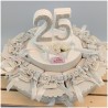 Torta bomboniere nozze d'argento