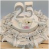 Torta bomboniere nozze d'argento