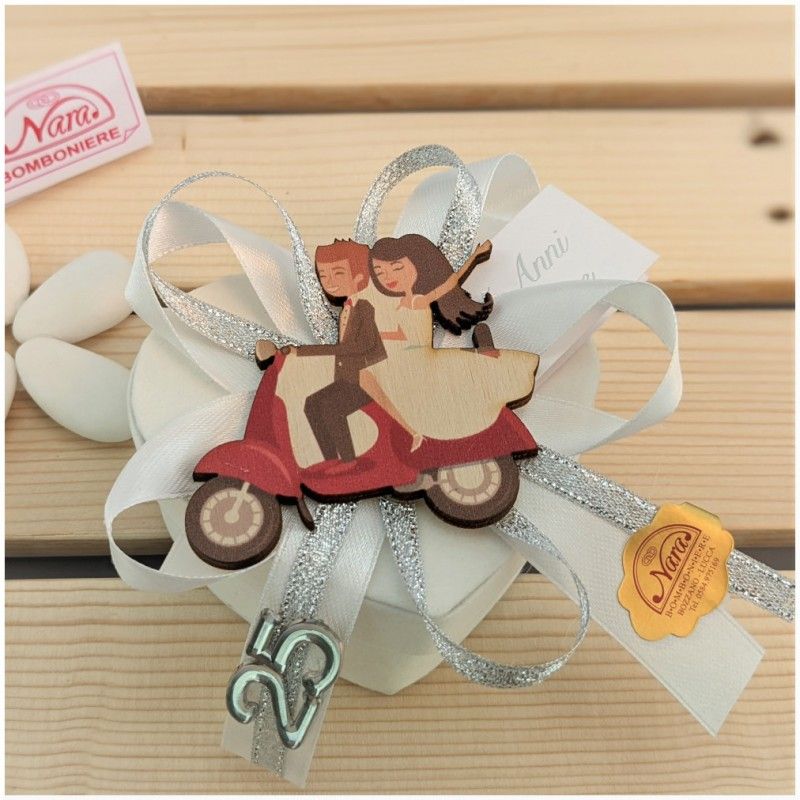 Scatoline nozze d'argento