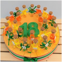 Torta di bomboniere per 18 anni