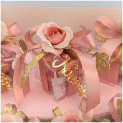 Bomboniere 18 Anni con nome in plexiglas