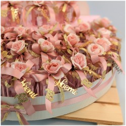 Bomboniere 18 Anni con nome in plexiglas