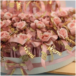 Bomboniere 18 Anni con nome in plexiglas