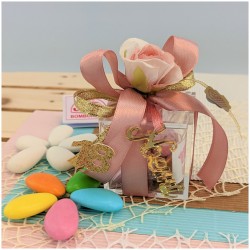 Bomboniere 18 Anni con nome in plexiglas