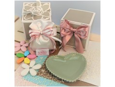 Piattino a cuore Claraluna Bomboniere