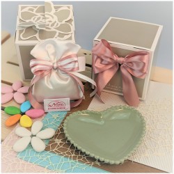 Piattino a cuore Claraluna Bomboniere